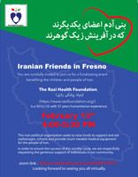 The Razi Health Foundation Fundraising Event Flyer