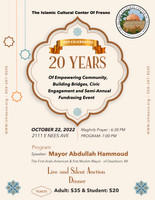 The Islamic Cultural Center Of Fresno 20 Years Celebration