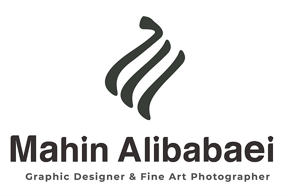 Personal logo combining English “M” and Persian “م”